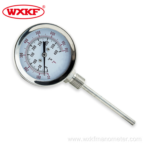 0-1000 degree bimetallic thermometer gauges